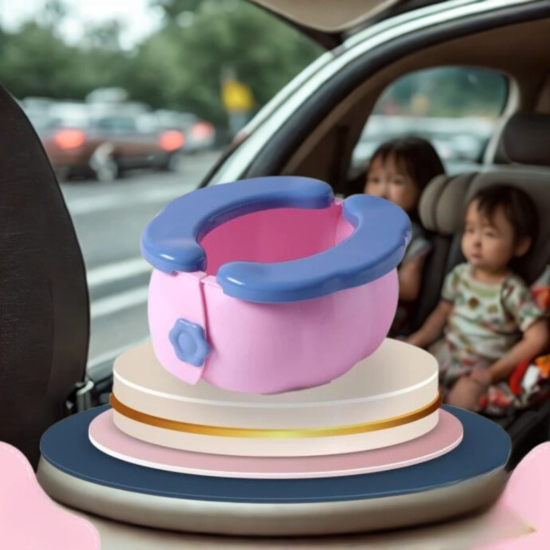 กระโถนพกพาเด็กเล็ก พับได้ สำหรับฝึกขับถ่าย โถส้วมเด็กเล็กพกพา กระโถนฉุกเฉิน โถเด็กอเนกประสงค์ รถยนต์