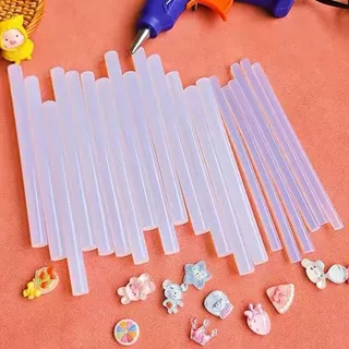 กาวแท่งขาวใส ขนาดเส้นผ่าศูนย์กลาง 7 มม. 7mmx12mm*10PCS,ใช้สำหรับงานไม้, พลาสติก, เส้นใย, ผ้า, อิเล็กทรอนิกส์, ส่วนปร