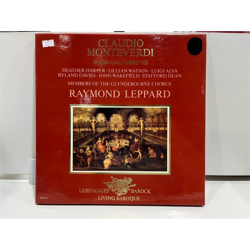3LP Vinyl Records แผ่นเสียงไวนิล  MONTEVERDI Madrigali Libro VIII 6768 175  (H19F4)