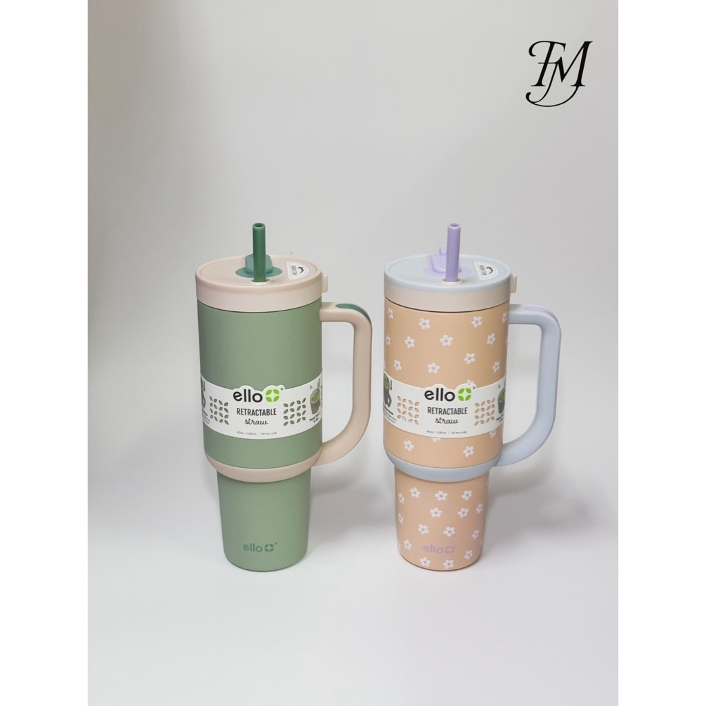 พร้อมส่ง Ello OASIS STAINLESS STEEL TUMBLER (กระติกน้ำเก็บความเย็น)