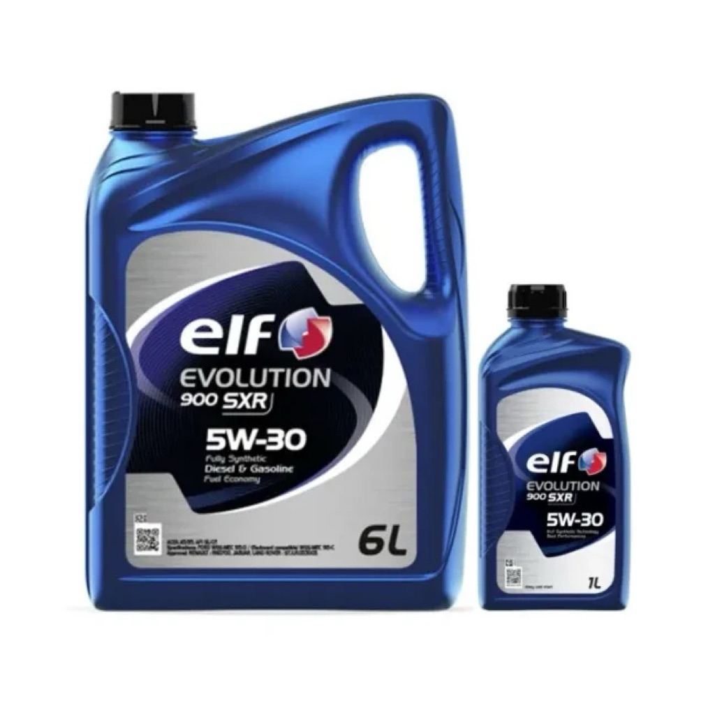 น้ำมันเครื่องELF (5w-30) 6+1L (7L) EVOLOTION 900 SRX DIESEL (API CI-4) น้ำมันเครื่องดีเซลสังเคราะห์แ