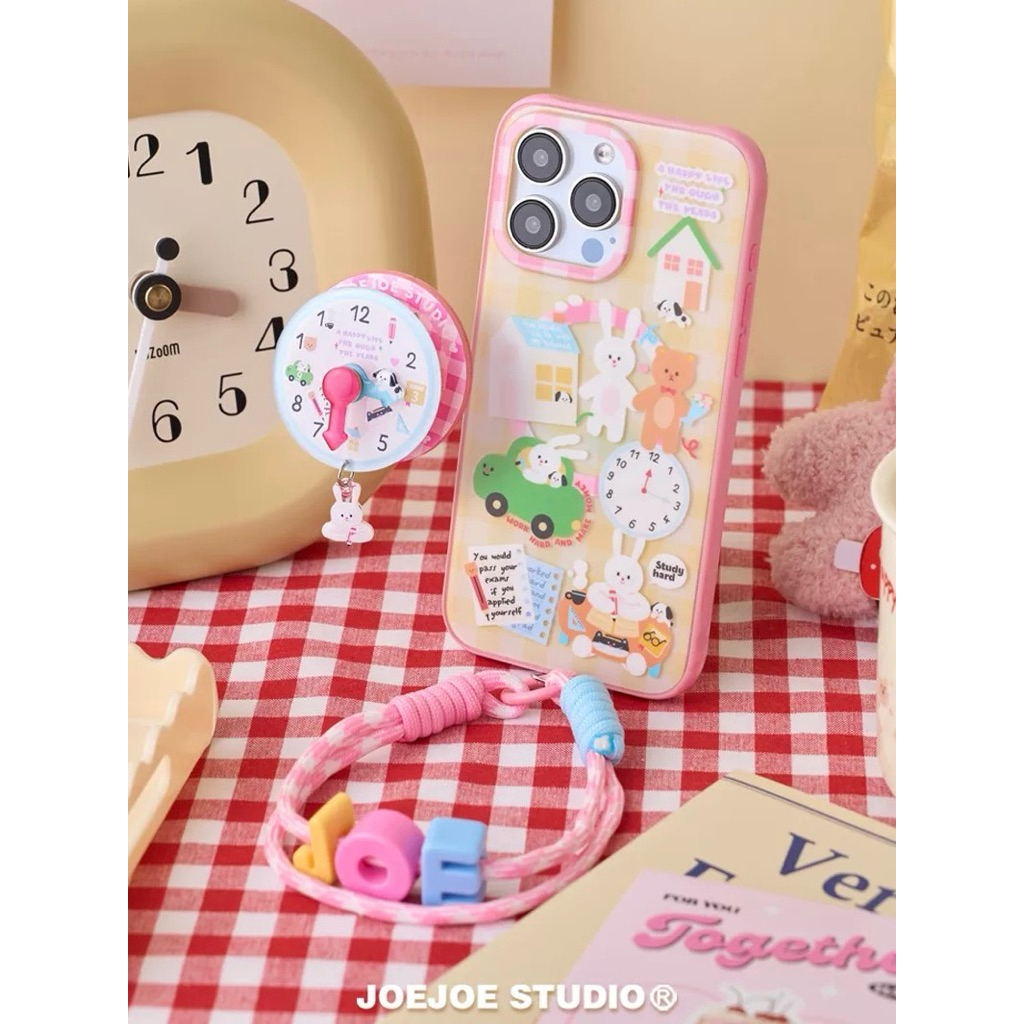 (Pre-order) เคสJoejoe studio Work hard make money🕰️💸 เคสไอโฟน