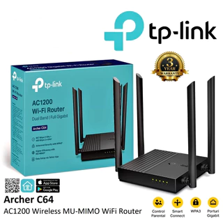 ARCHER-C64 AC1200 Dual-Band Wi-Fi Router SPEED: 400 Mbps at 2.4 GHz