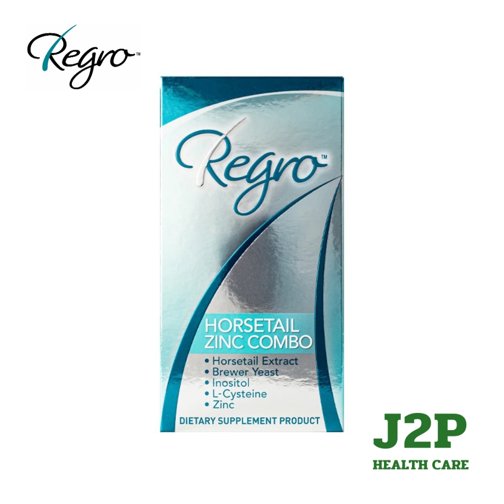 Regro Horsetail Zinc Combo 56 เม็ด อาหารเสริมบำรุงรากจรดปลายผม เพิ่มความแข็งแรงให้ผม ลดผมร่วง