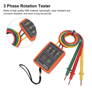 มิเตอร์วัดเฟสไฟฟ้า เครื่องวัดเฟสไฟฟ้า 3เฟส แสดงผลด้วยไฟ LED รุ่น SM852B Indicator Detector Meter 3Phase Rotation Tester