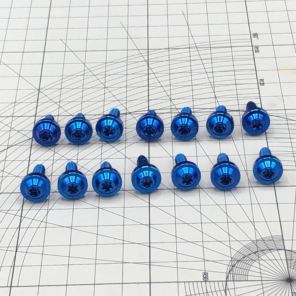 น็อตไทเทเนียม เกลียวปล่อยดาวเรียบ  M4 / M5