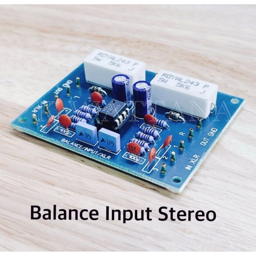 Balance Input บาร์ล้านอินพุท (แบบไม่มีแจ็คไมค์) จำนวน1แผ่น