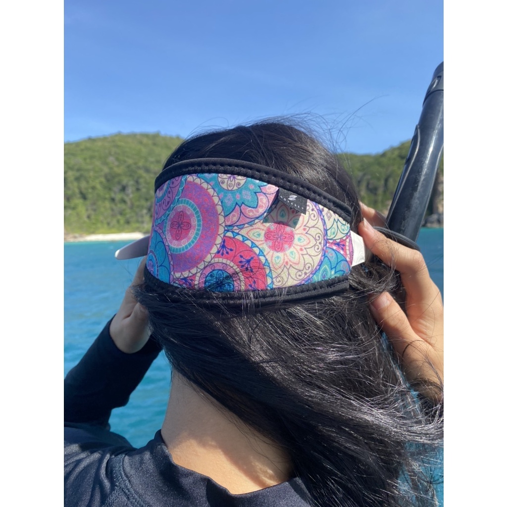 MASK STRAP COVER by Odyssey (UK) ผ้ารองสายรัดหน้ากากดำน้ำ Limited Edition 2021 Neoprene 3mm สวยงามใส่สบาย
