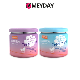 Lolane โลแลน Natura Hair Vitamin Booster Treatment For Dry เนทูร่า แฮร์ ไวตามิน บูสเตอร์ ทรีตเมนต์ ฟอร์ ดราย 250g