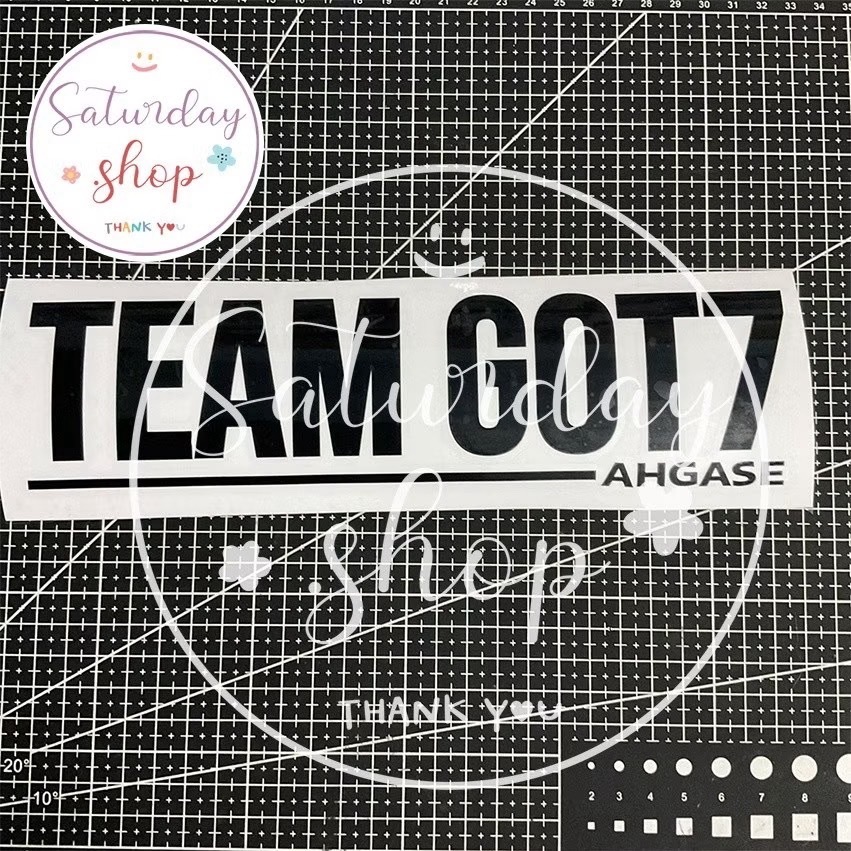 POP-สติ๊กเกอร์GOT7 สติ๊กเกอร์ติดตกแต่ง GOT701 : #TEAMGOT7