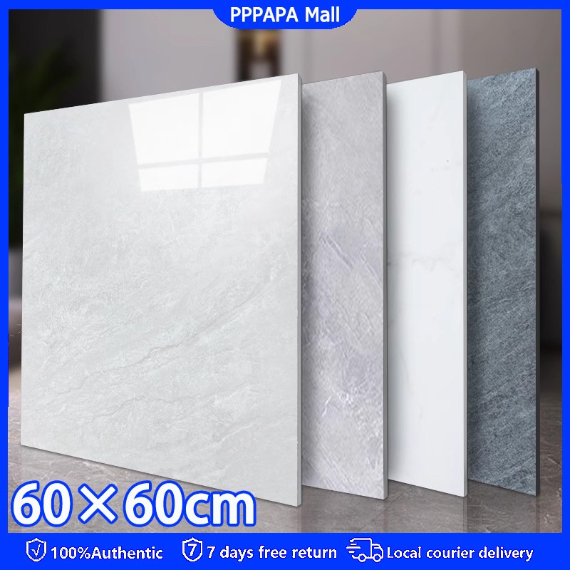 สติกเกอร์พื้น 60X60CM เหมาะสำหรับพื้นกระเบื้อง PVC กันน้ำมีกาวในตัว ใช้งานได้ 30 ปี สินค้านี้กันน้ำ กันน้ำมัน และทนรอยขี