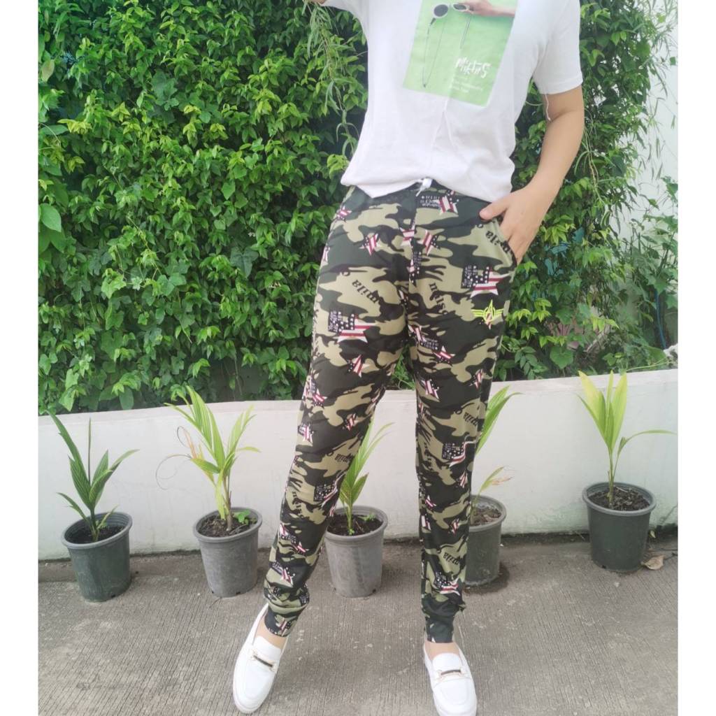 กางเกงขายาว#กางเกงทหารขายาว+ขาปล่อย(ผ้ายืดตัวใหญ่ใส่เที่ยวใส่ออกกำลังกาย)#มีกระเป๋าข้าง2ใบ A028ใส่สบายรอบแอวใส่ได้26-50