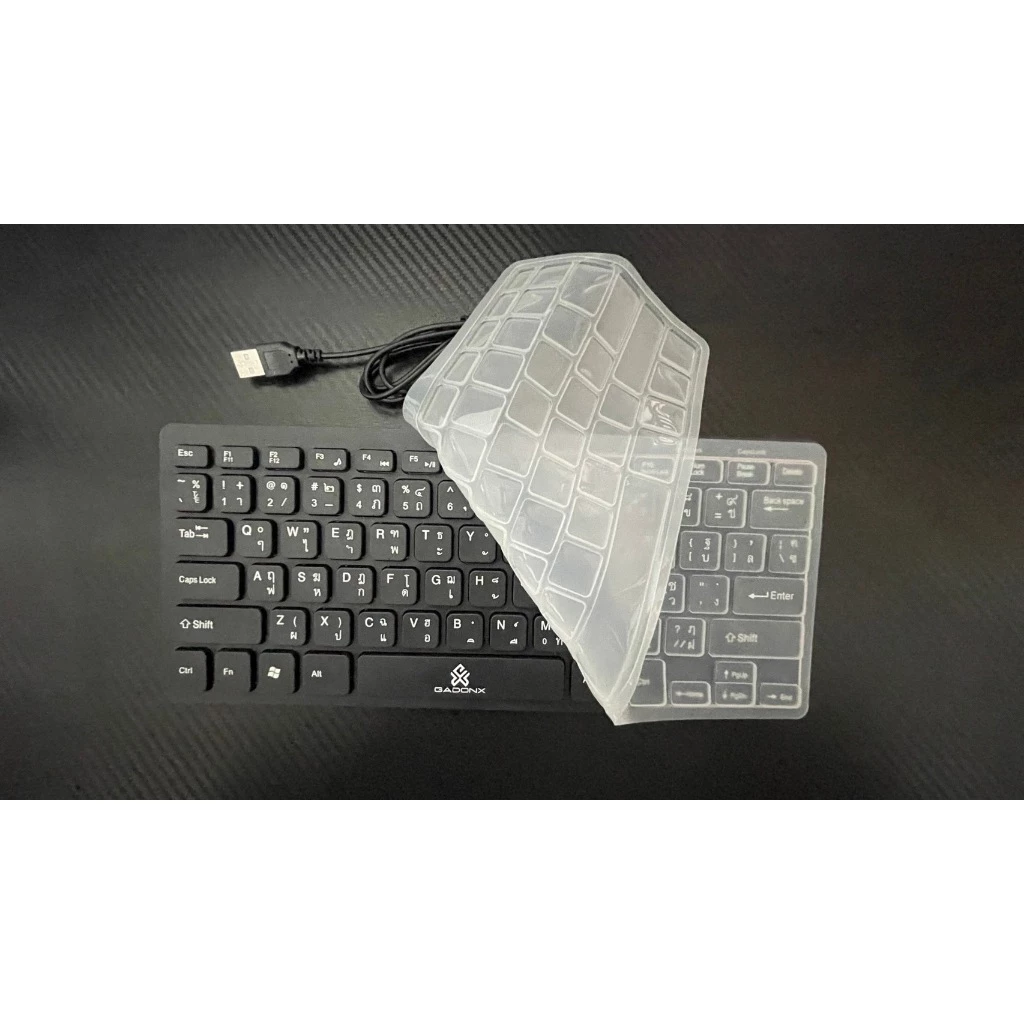 คีย์บอร์ด USB GXKB-8302 แบบมีสาย ภาษาไทย/อังกฤษ thumbnail 5