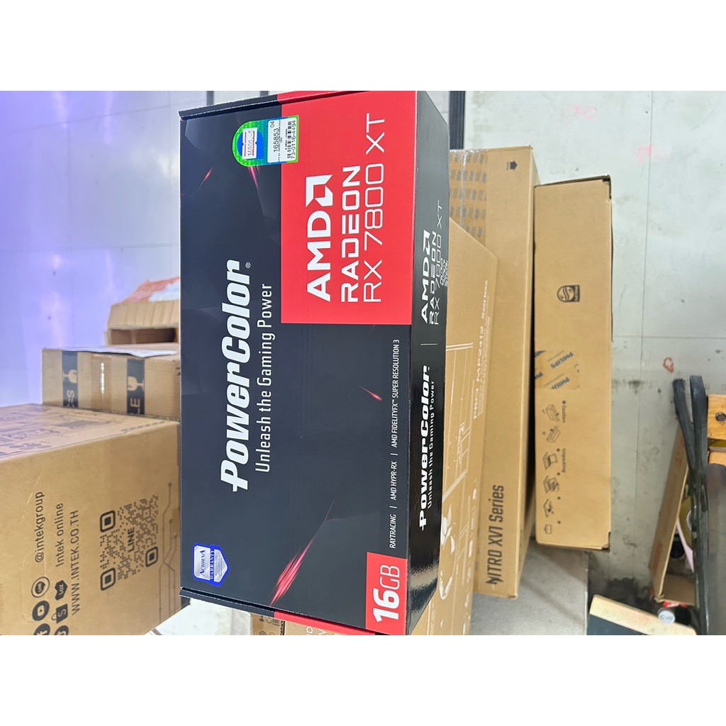 การ์ดจอ AMD RADEON RX7800 XT มือ 2 ประกันแอดไวน์ /70 สวยไร้เกลือ ใหม่มาก