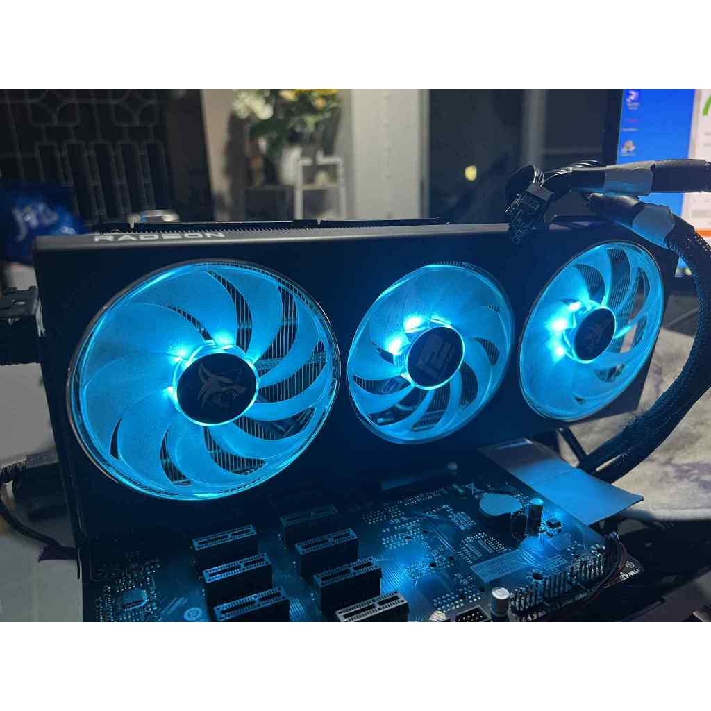 RX7800 XT 16GB Hellhound มือสอง ราคาสุดคุ้ม
