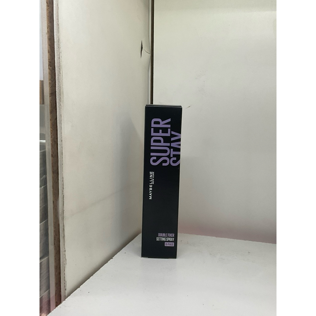 Maybelline Super Stay Double Fixer Setting Spray สเปรย์ล็อคเมคอัพ กันน้ำ กันเหงื่อ คุมมัน 55 ML