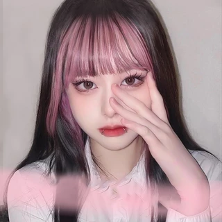3D Air Bangs แฮร์พีซหน้าม้า 3 มิติ สำหรับผู้หญิง ผมม้าด้านบนธรรมชาติที่มองไม่เห็น,ผู้หญิงไม่มีรอยต่อปลอม Air Bangs วิกผม