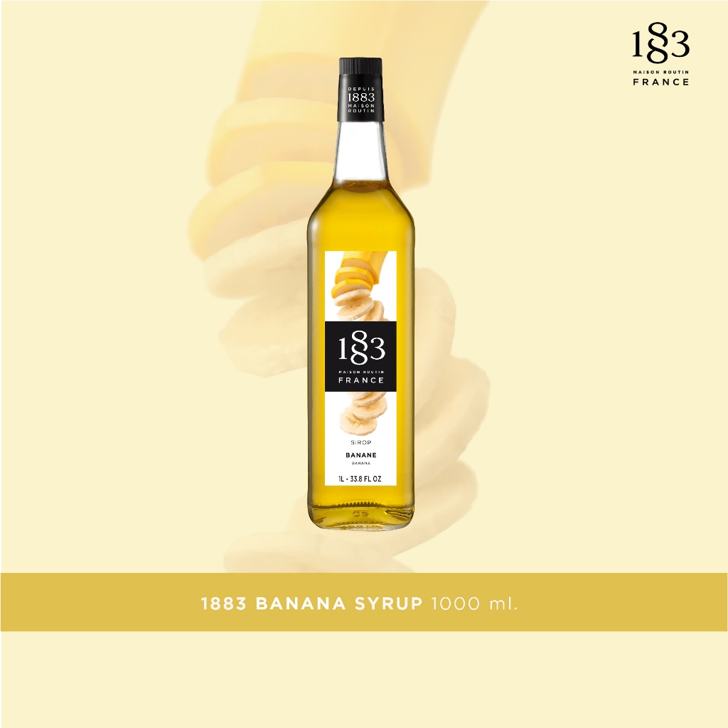 1883 น้ำเชื่อมกลิ่นกล้วย | BANANA SYRUP 1000 ml.