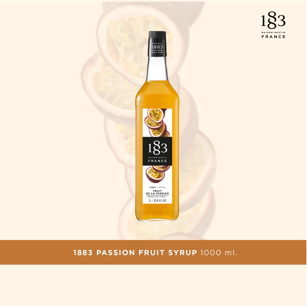 1883 Syrup น้ำเชื่อมกลิ่นเสาวรส 1000 มล. (1883 PASSION FRUIT SYRUP 1000 ml.)