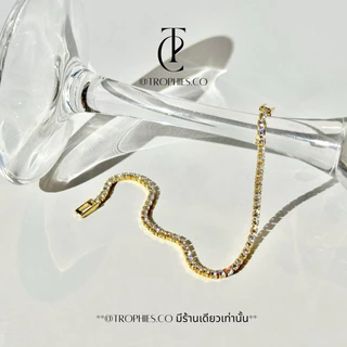 Trophies.co - Gemmy Bracelet กำไลเพชร สร้อยข้อมือเพชร (Size 14 / 16 ) รบกวนวัดขนาดก่อนไม่รับเปลี่ยน/คืนสินค้า : (BR-003)