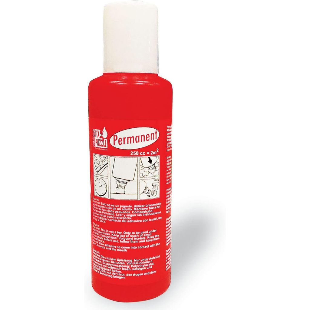 Educa - Permanent Fix Puzzle Glue กาวทาจิ๊กซอว์ ขนาด 250cc.ใช้ได้พอกับจิ๊กซอว์ 3000-4000 ชิ้นMade in Spainมีสินค้าที่ไทย