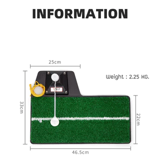 พรมซ้อมวงสวิงกอล์ฟ GREEN POWER 3 in 1 รุ่น GSM-01 PGM GOLF SWING MAT (HL001)