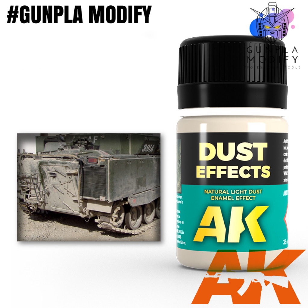 AK INTERACTIVE (AK015) Dust Effects สีอินาเมล สำหรับทำคราบฝุ่น ขนาด 35 ml