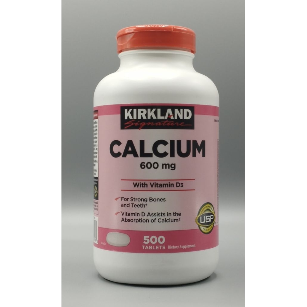 Calcium 600 mg. with Vitamin D3, 500 Tablets exp 02/2028