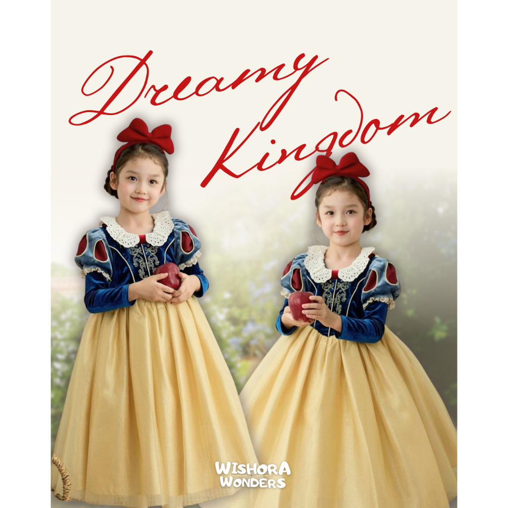 Wishora wonder Sunny Angel Collection  Dreamy Kingdom Princess Dress  เสื้อผ้าเด็ก เดรสเจ้าหญิง