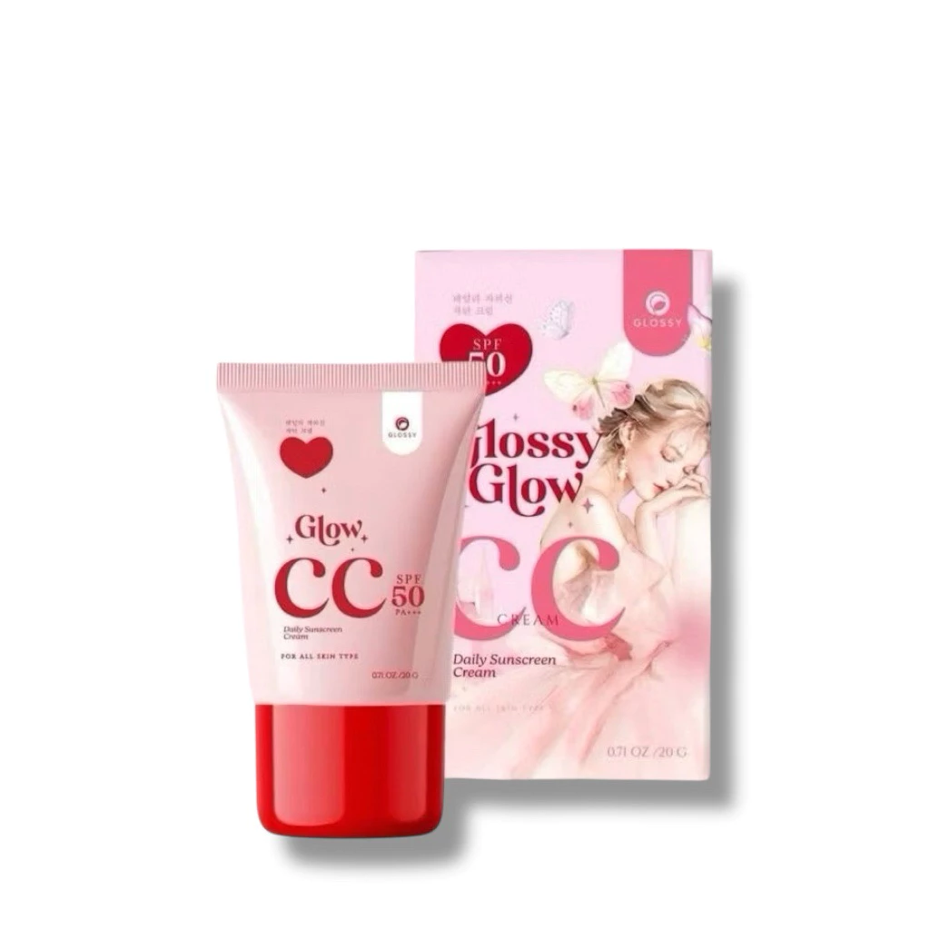 กันแดดกลอสซี่โกลว์ กันแดดกลอสซี่ Glossy Glow กันแดดหน้า โฉมใหม่ 20 ml