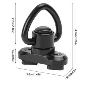 หูกระวินปลดไว M-Lok อะแดปเตอร์ปุ่มกดสําหรับ QUICK RELEASE QD สายคล้อง ติดตั้งง่าย
