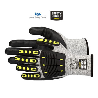 [ลิขสิทธิ์แท้] ถุงมือกันกระแทก กันบาดระดับ 5 Safety Jogger รุ่น Proimpact
