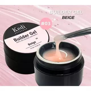 KEDI Builder gel 7 สีตัวเลือก ใช้เสริมต่อเล็บ เคลือบเล็บ กระปุก 15 ml. คุณภาพนำเข้า พร้อมส่ง