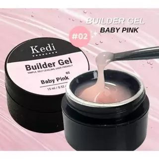KEDI Builder gel 7 สีตัวเลือก ใช้เสริมต่อเล็บ เคลือบเล็บ กระปุก 15 ml. คุณภาพนำเข้า พร้อมส่ง
