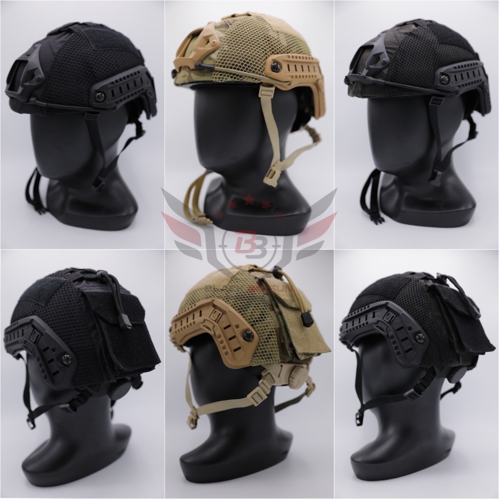 ผ้าคลุมหมวก-ตาข่าย สำหรับหมวกฟาส Gen3 (Mesh Fast Helmet Cover)