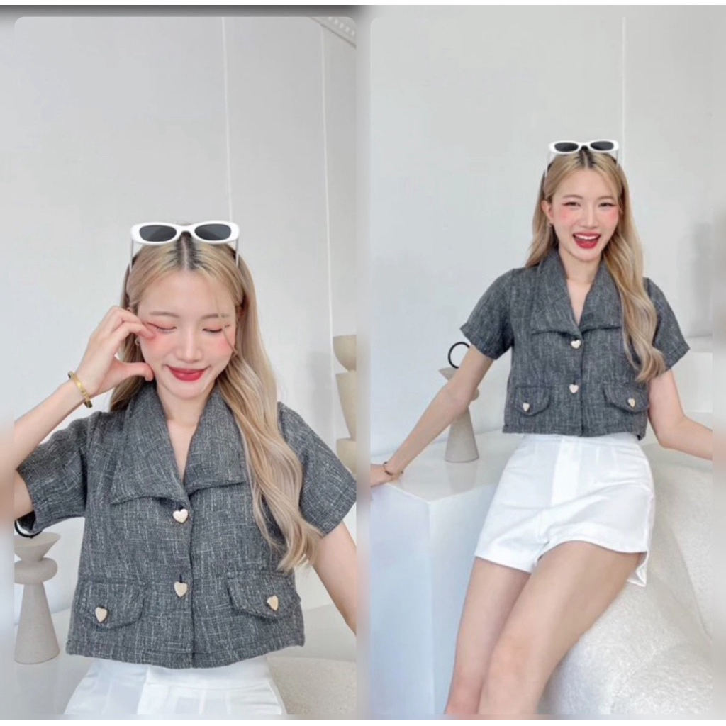 Baifern Tweet Crop top