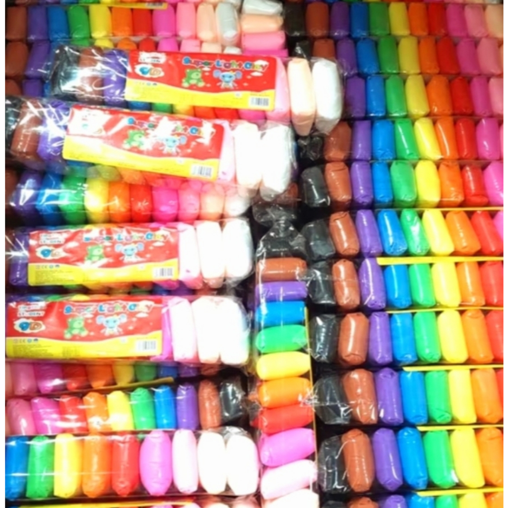 ดินเบา 12สี ดินเบาเกาหลี ไร้สาเคมี สีสดใส ปลอดภัยไร้สารพิษ
