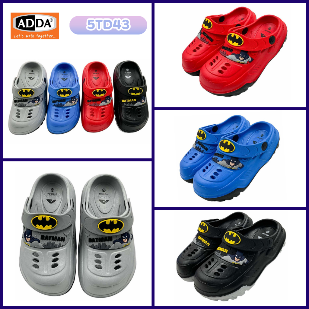 (ใหม่ล่าสุด) ADDA รองเท้าเด็กผู้ชาย รองเท้าหัวโตเด็ก รุ่น 5TD43 Size 11-3 (XFTA)