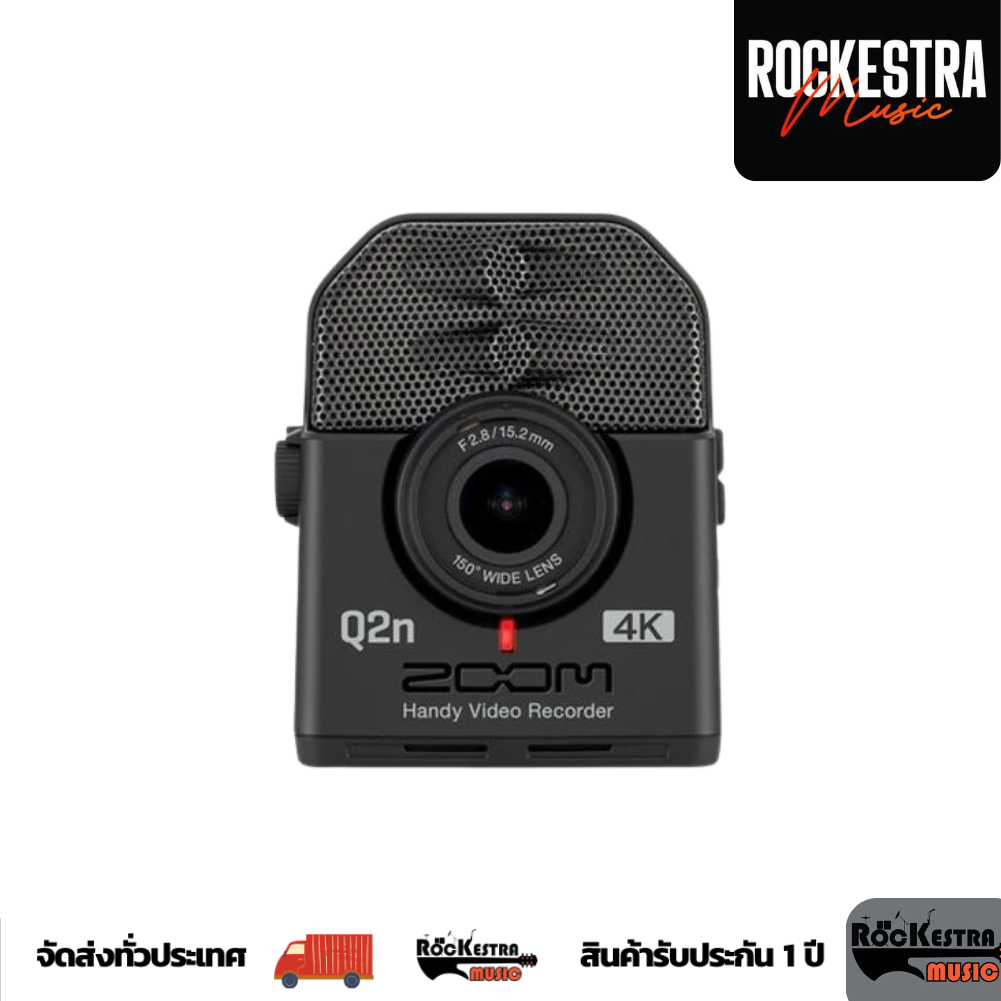 Zoom กล้องบันทึกวีดีโอ Q2n-4K Handy Video Recorder