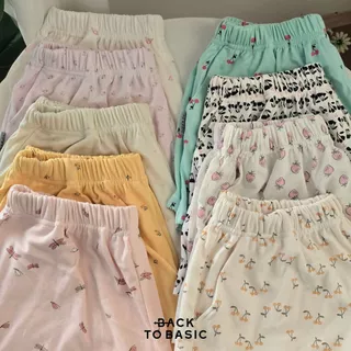 [Sexy Pants] กางเกงขาสั้นลายน่ารัก มีกระเป๋า ผ้าคอตตอนนุ่มนิ่ม