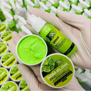 [พร้อมส่ง+ส่งไว]โสมบริ้งสูตรกรดมะนาว SK โสมมะนาว+ครีมAHA 1แถ1[2ชิ้น]