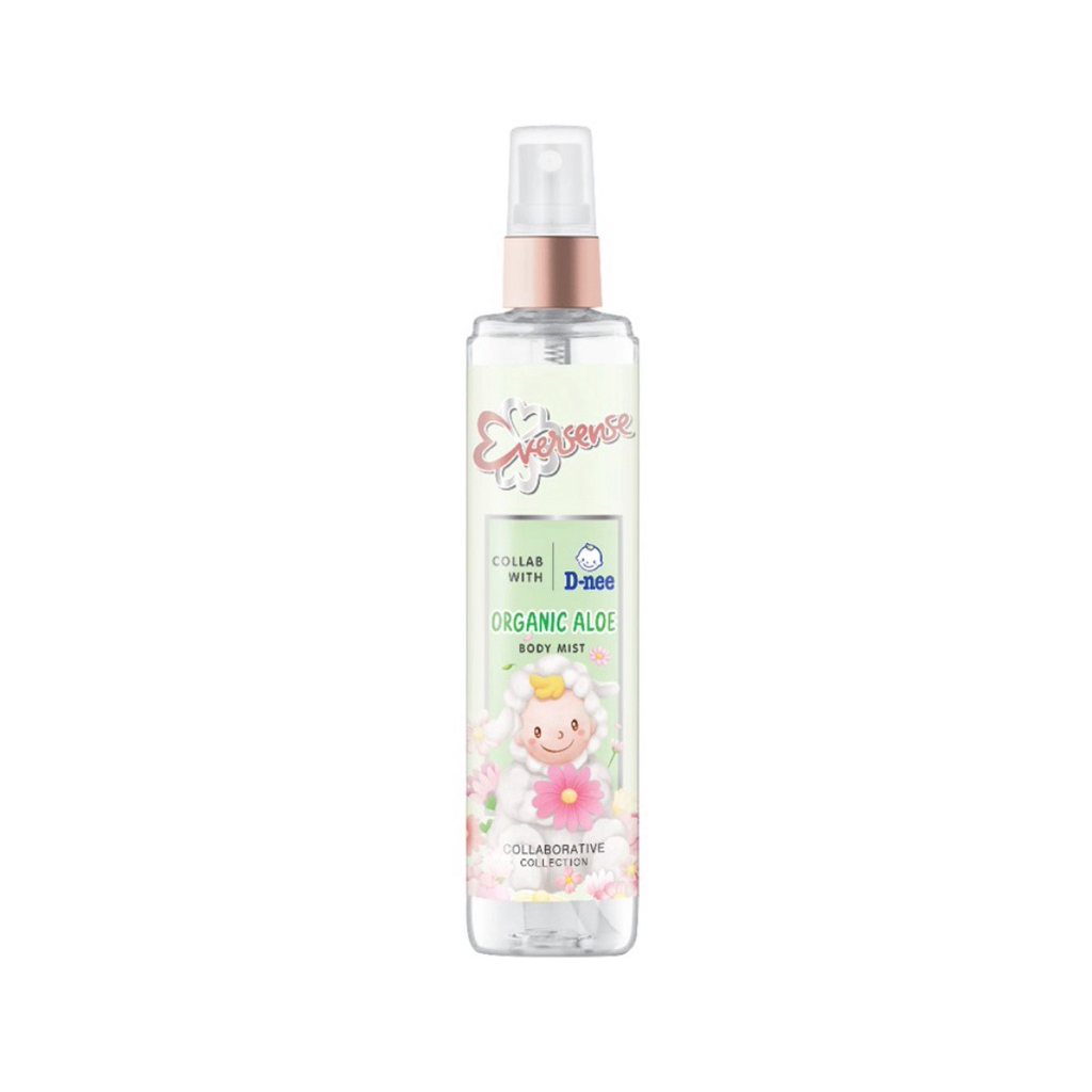 [ส่งด่วน] Eversense x D-nee organic aloe/Sweet Heart/Peach Body Mist/Made my Day/Full of Love100gน้ำ