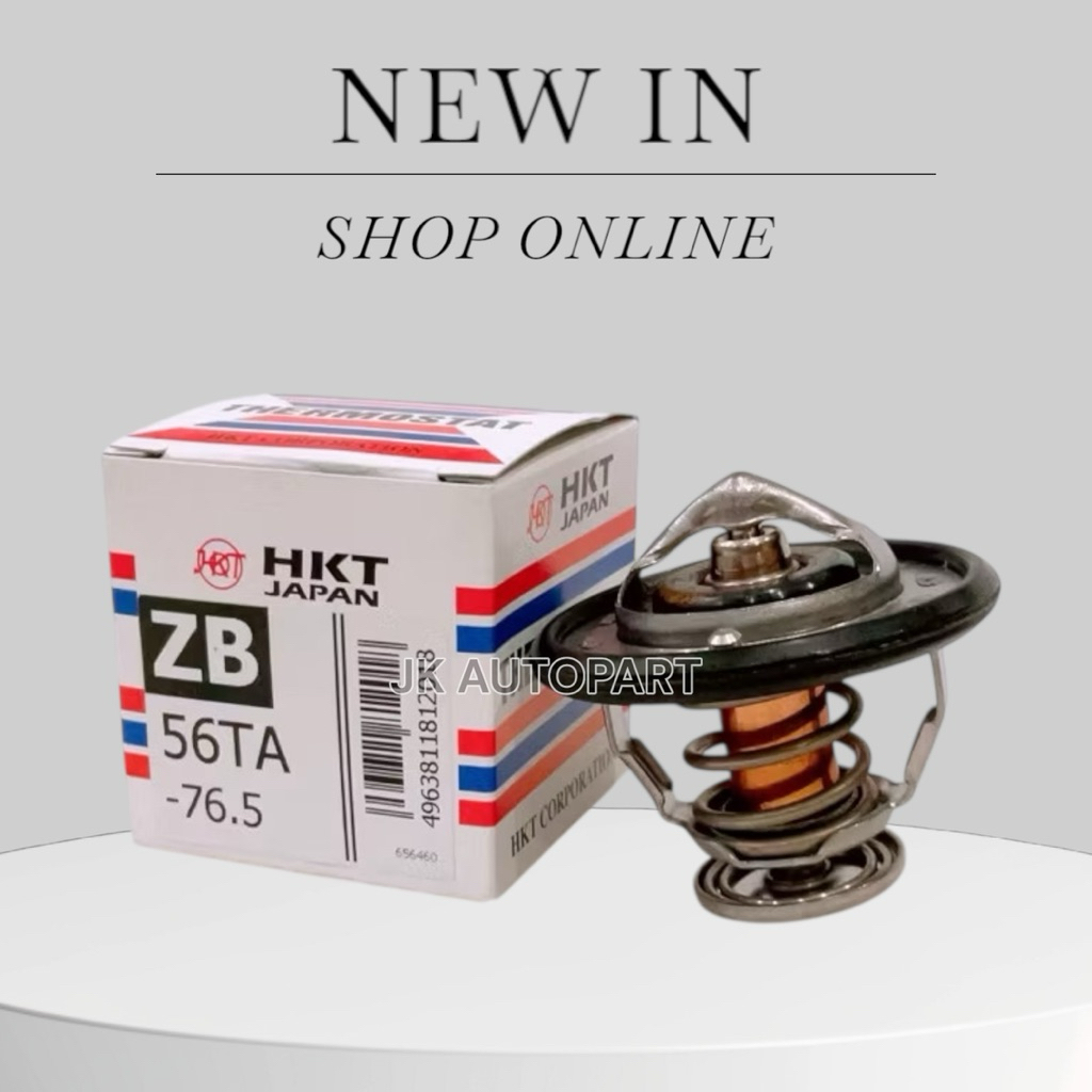 วาล์วน้ำ HKT Toyota VIOS ,Yaris 1NZ 2NZ 1-2JZ , VIGO [เบนซิน] รุ่นเปิดเร็ว 76.5 องศา ZB56TA