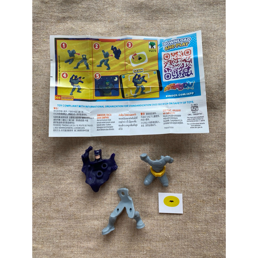 ของเล่น คินเดอร์ จอย                              kinder joy batman หายาก