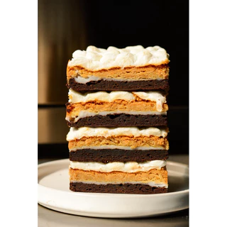 Oven Talk - Double Mochi & Marshmallow Brookie บรูคกี้มาร์ชเมลโลสอดไส้โมจิ