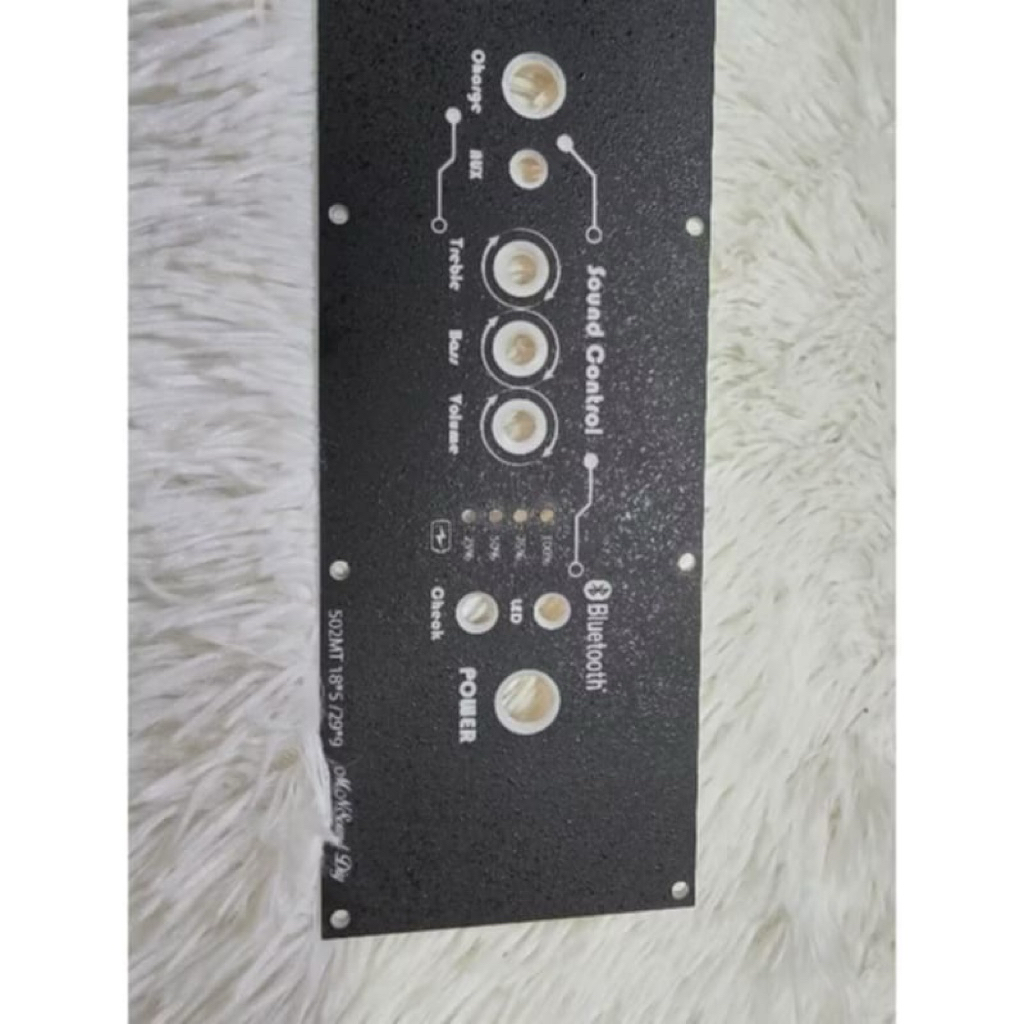 เพลทอคิลิค เพลทไฟ ใช้งานกับแอมป์ 502MT