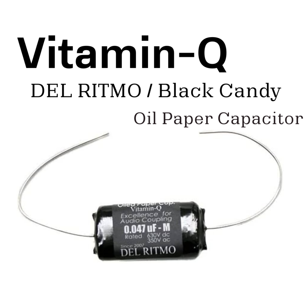 คาปา Vitamin Q  DEL RITMO Black candy Oil Paper Capacitor