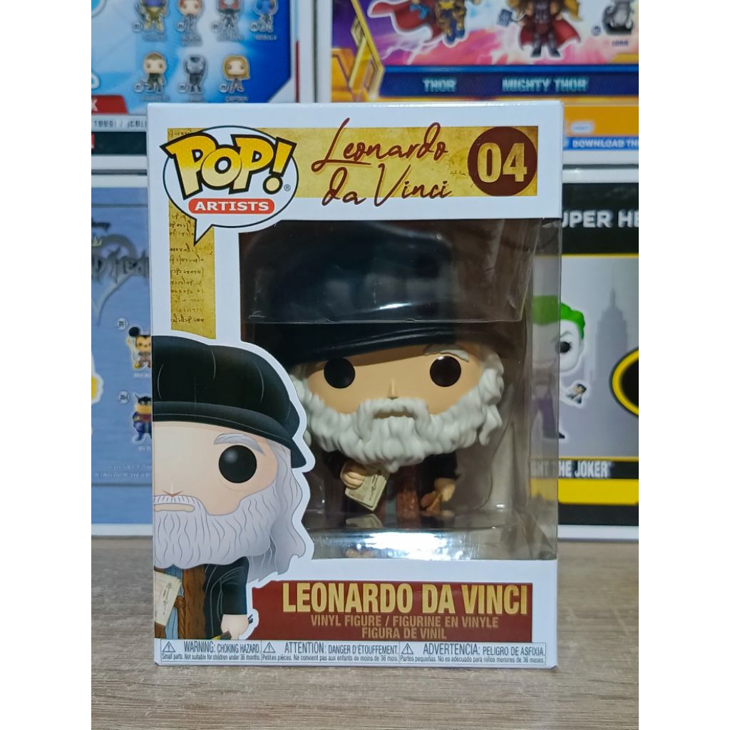 Funko Pop! : Leonardo Da Vinci - Leonardo Da Vinci [ กล่องสินค้า - 7/10 ]