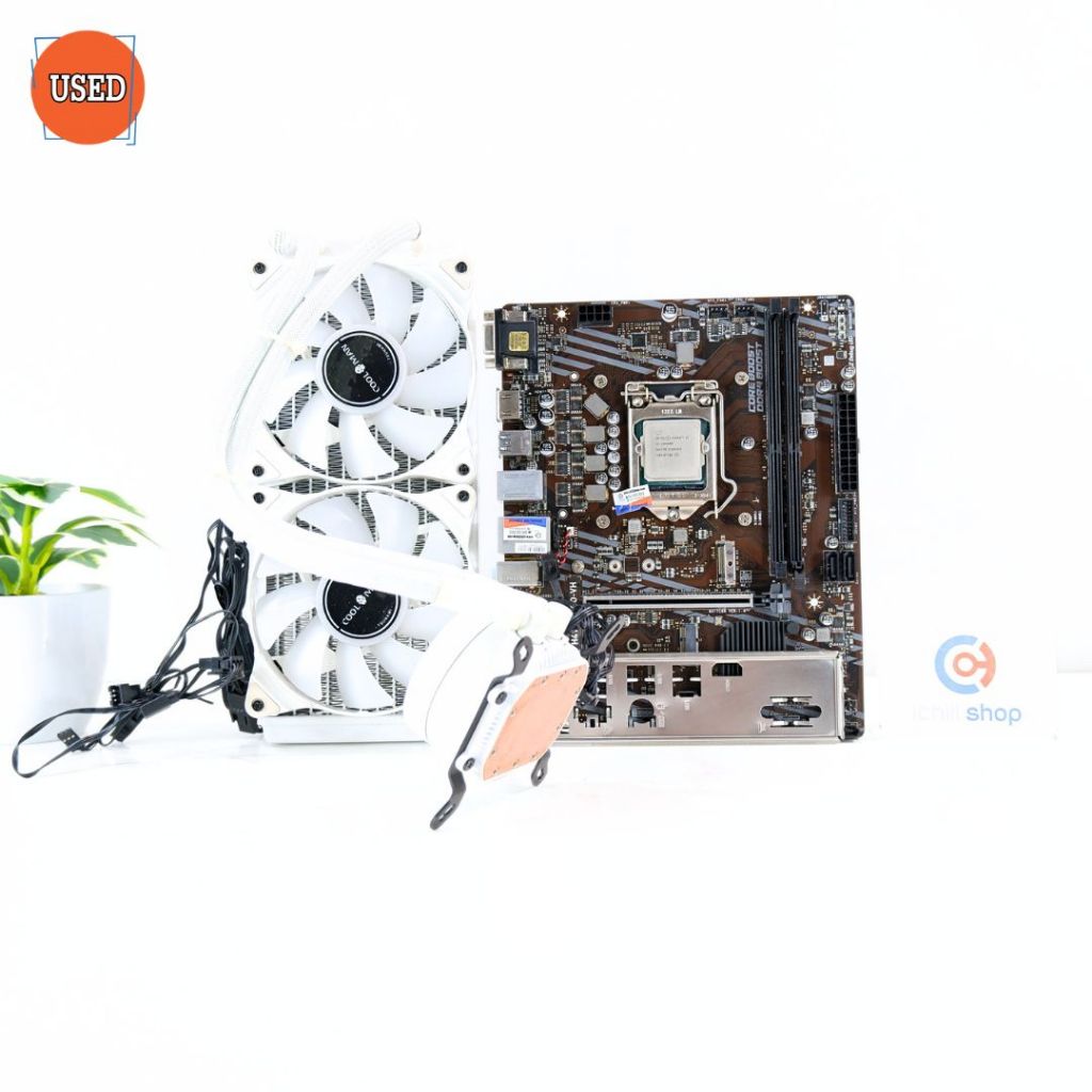 ชุดซีพียูเมนบอร์ดพร้อมชุดน้ำ CPU: I5-10400F+MB: MSI H410M PRO-VH 7+LC: TSUNAMI COOLMAN CM-240 ARGB P