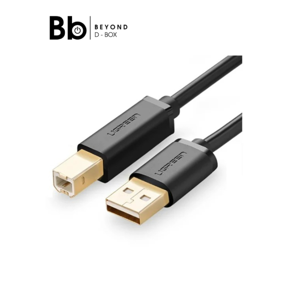 สาย UGREEN USB-A to USB-B Printer Cable 3 เมตร สีดำ by BB Beyond D-Box